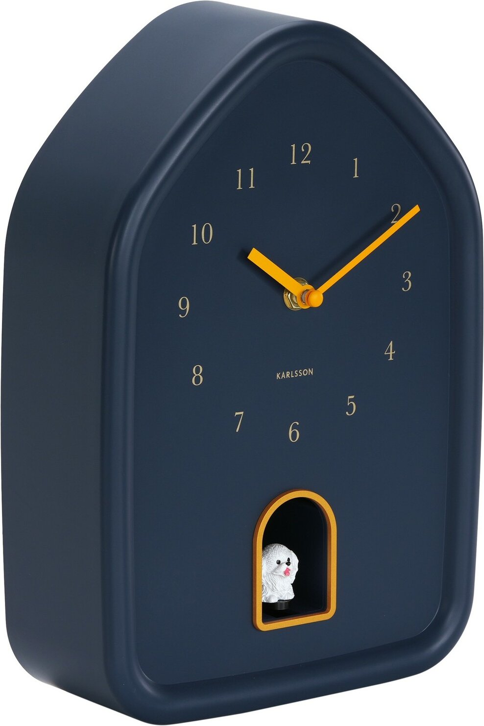 KARLSSON Wanduhr MODERN DOGGY, Kunststoff