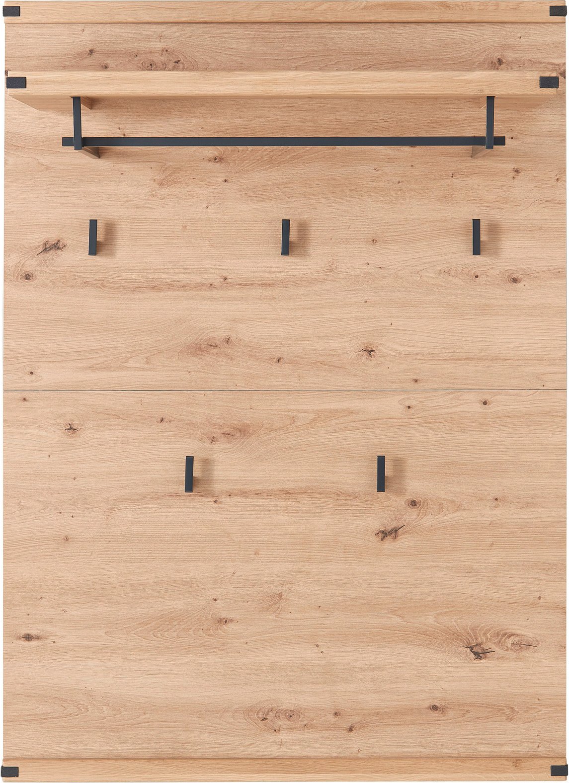 Linea Natura Garderobenpaneel GENUA II, Massivholz