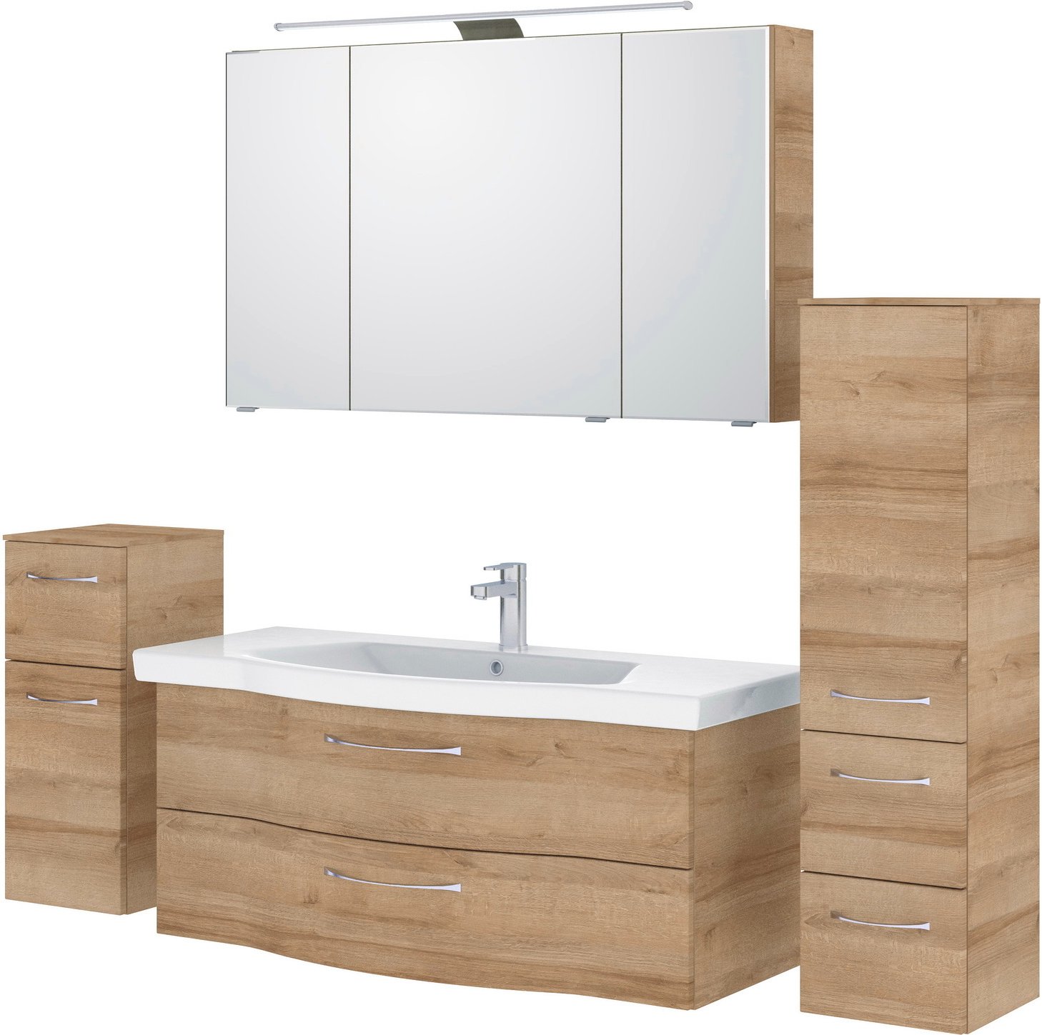 Pelipal Badblock SERIE 6005 SPRINT, Holznachbildung