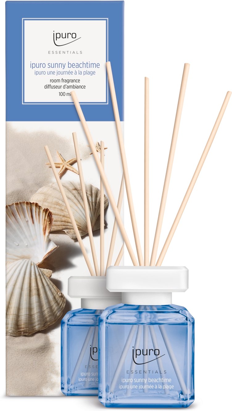 ipuro ESSENTIALS Raumduft Sunny Beachtime, Glas