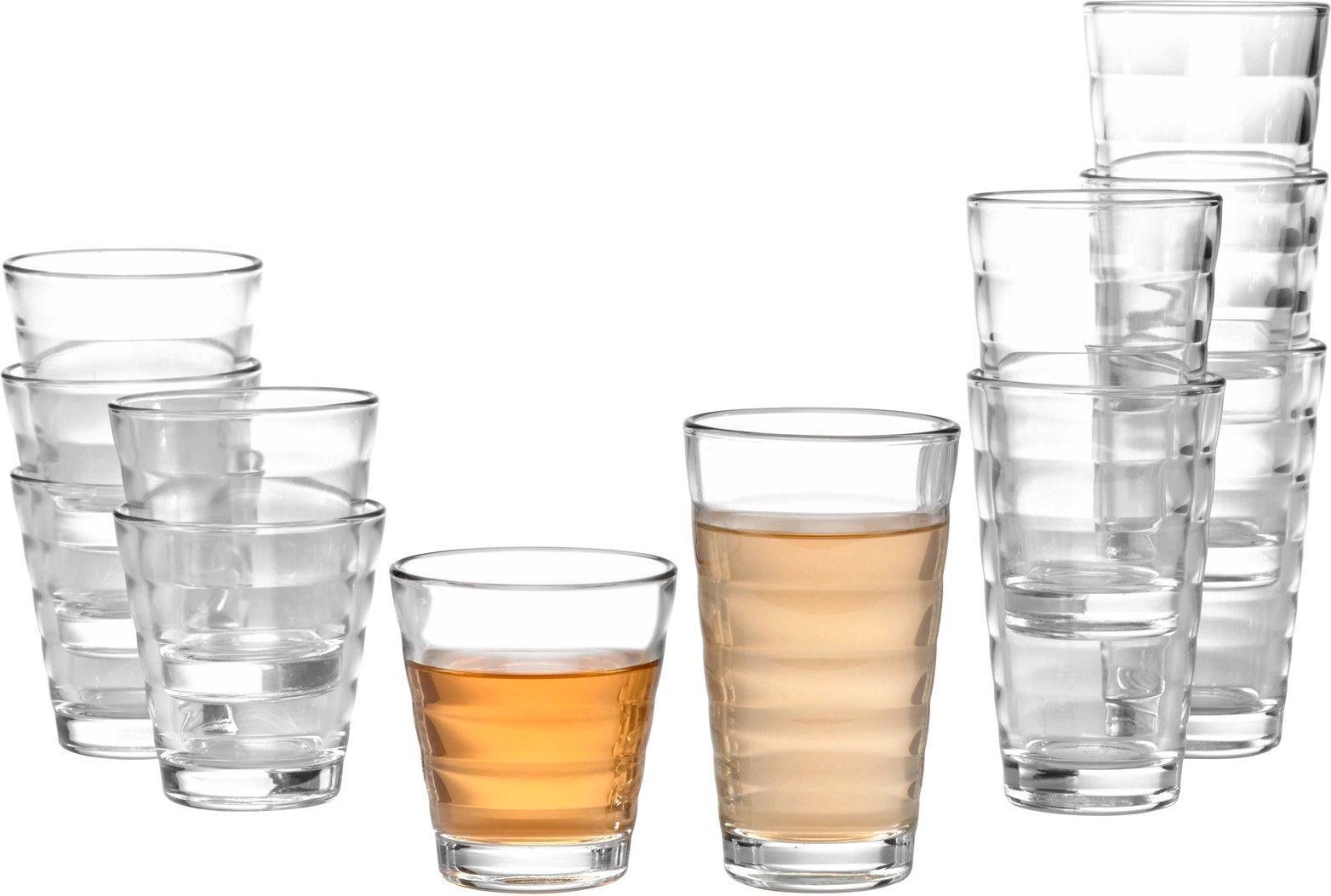 Leonardo Becherset Wave 12-tlg., Glas