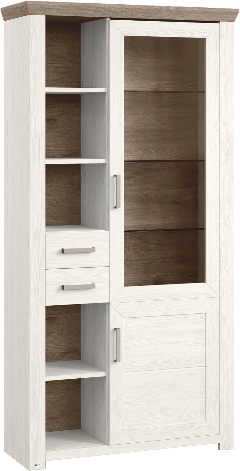 Thumbnail - Set one by Musterring Vitrine SET ONE YORK, Holznachbildung