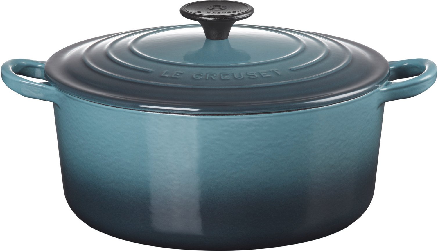 LE CREUSET Bräter rund 24cm Ocean, Gusseisen
