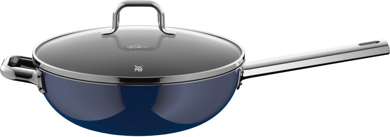 WMF Stielwok mit Deckel Ø28cm FUSIONTEC MINERAL PRO, Edelstahl