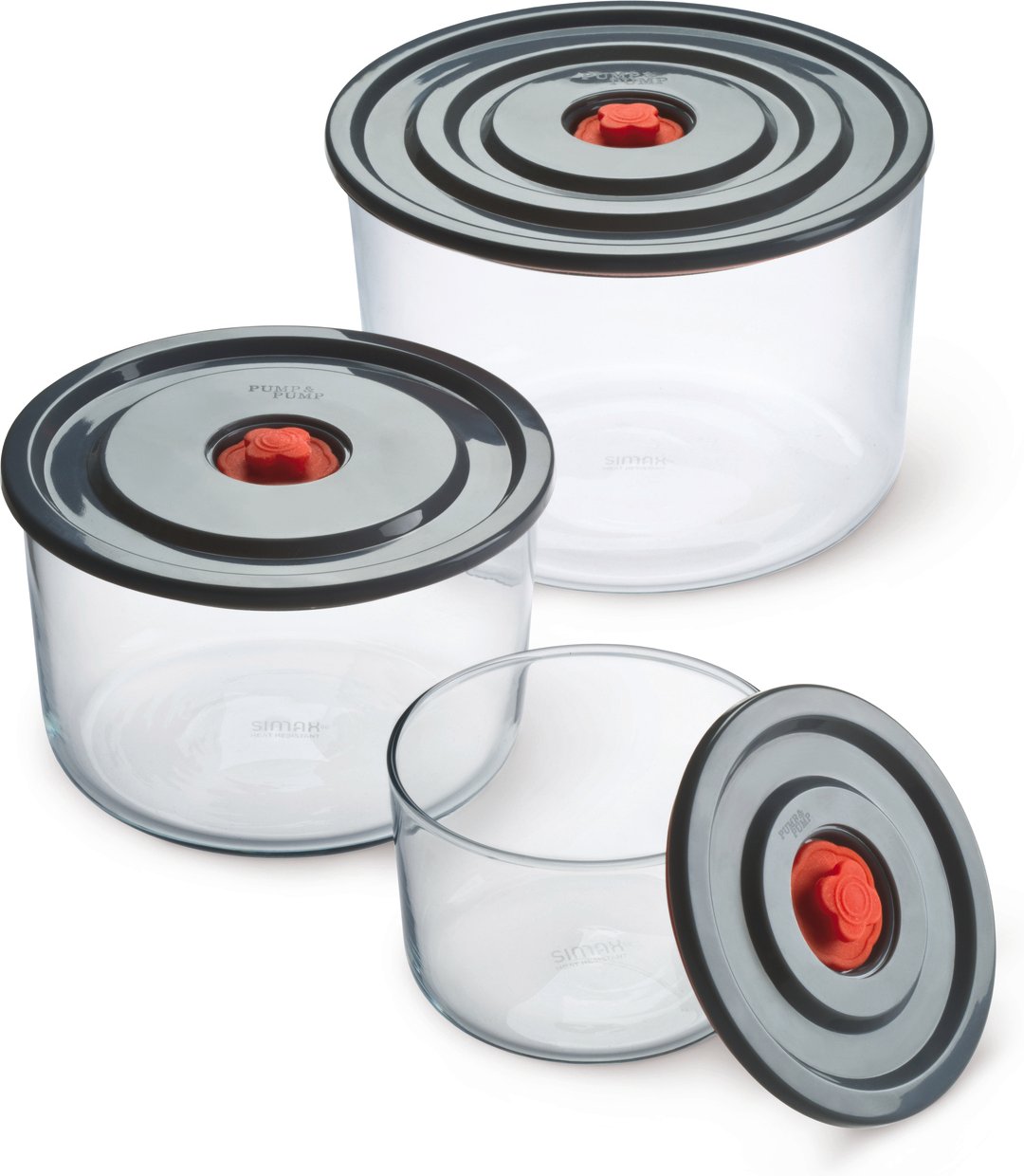 BOHEMIA Cristal Vorratsschalen-Set 3-tlg. SIMAX, Glas