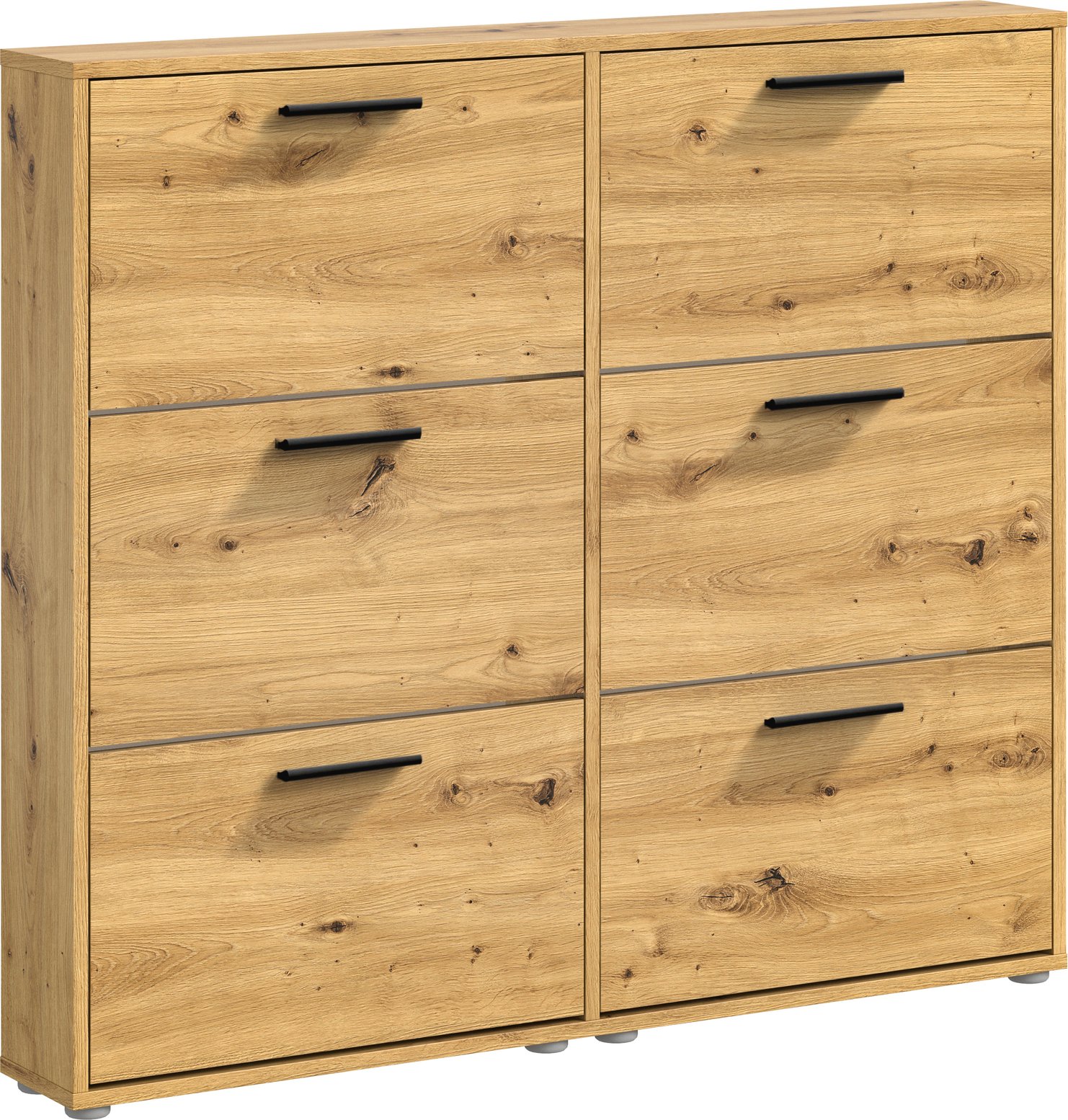 Carryhome Schuhkipper 6er SAM, Holznachbildung