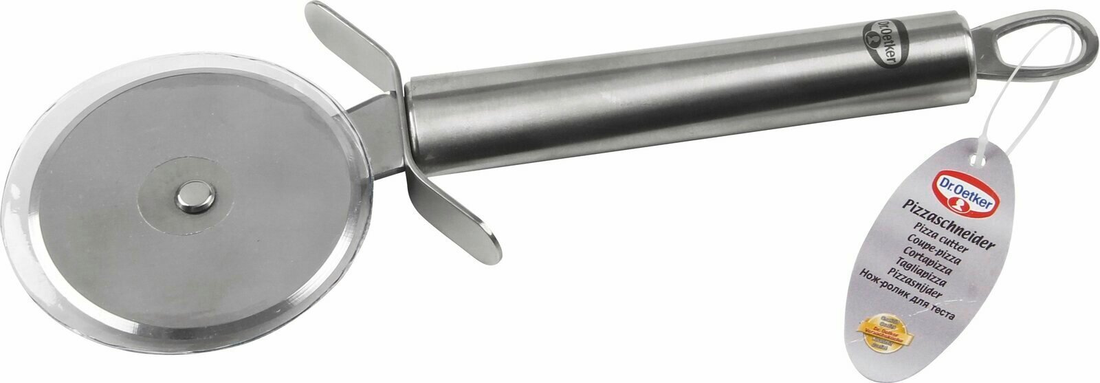 Dr. Oetker Pizzaroller22cm PROFI, Edelstahl