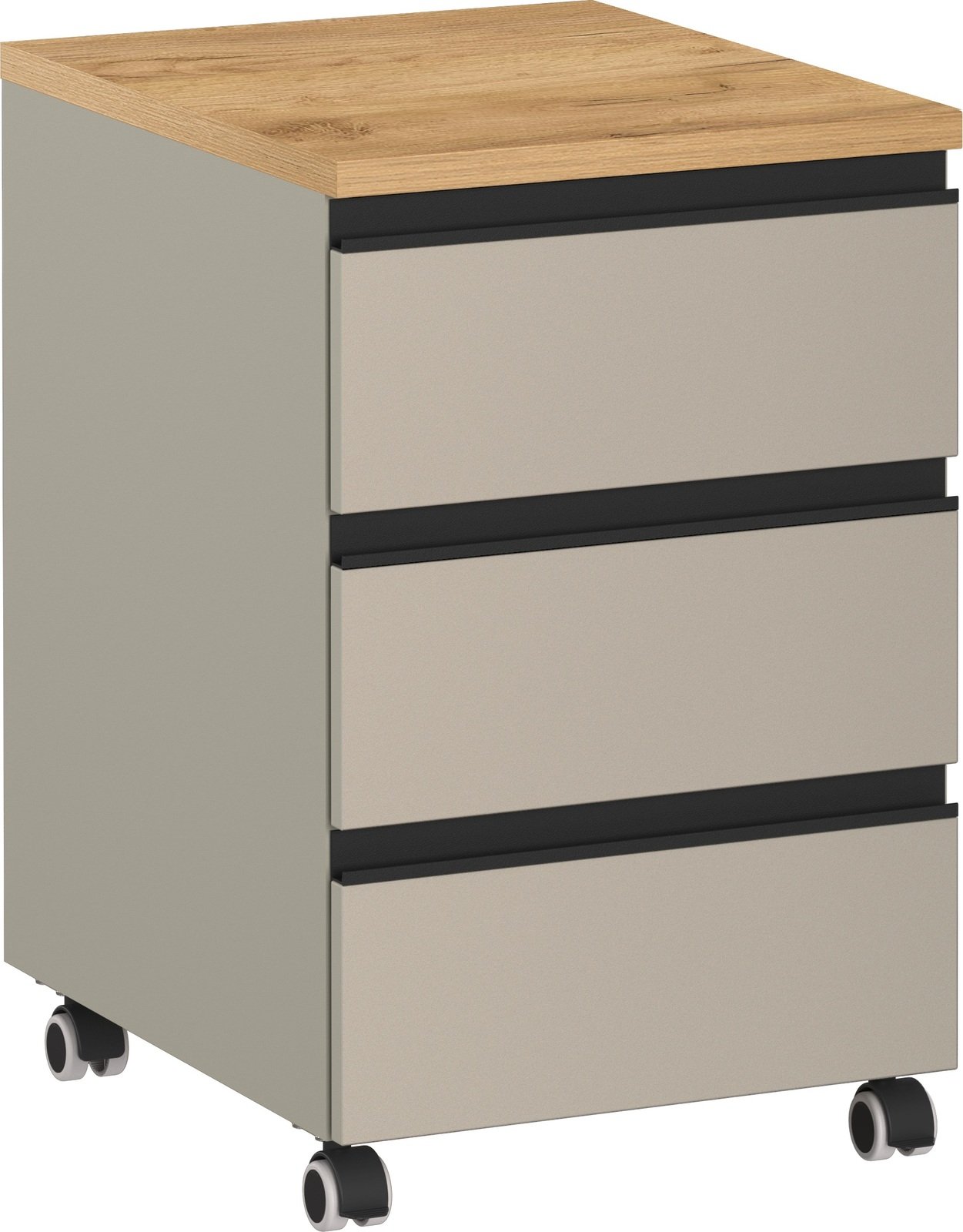 Novel Rollcontainer DELTONA, Holznachbildung