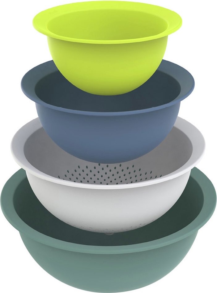 rotho Schüssel-/Siebset 4-tlg. CARUBA, Kunststoff