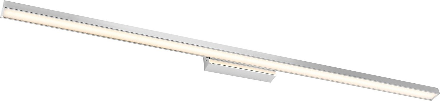 Novel LED-Wandleuchte, chrom, Aluminium