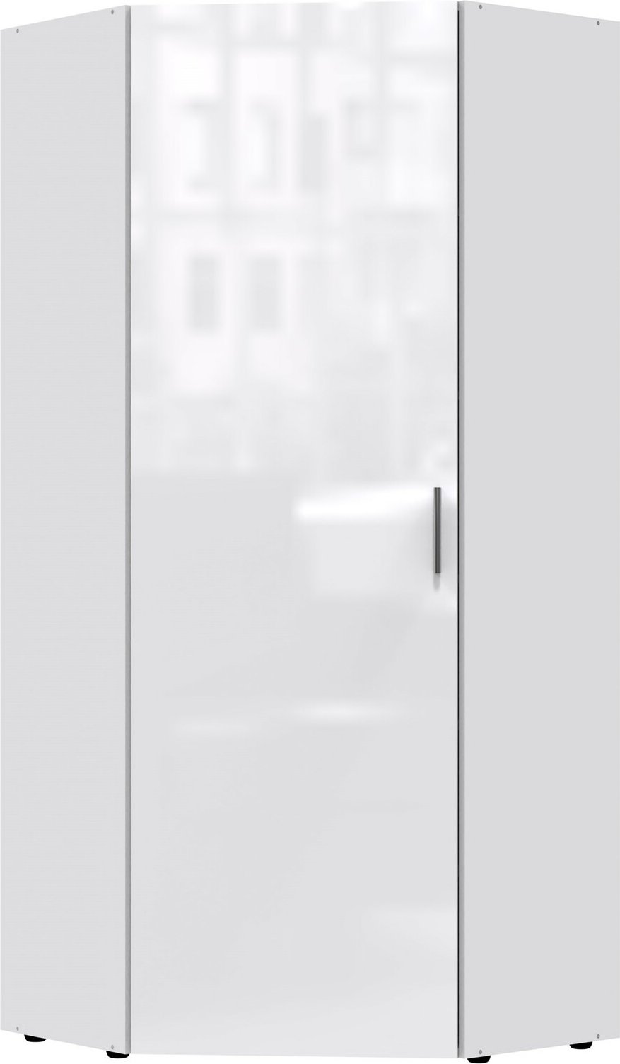 XORA Eckkleiderschrank MALTA, Holznachbildung