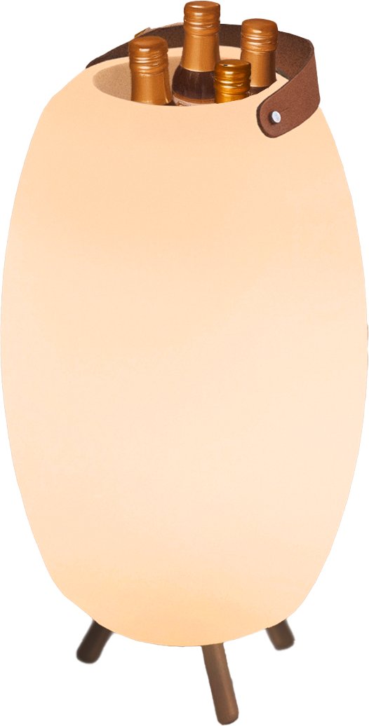 New Garden Beleuchteter Flaschenhalter APOLO, Polyethylen