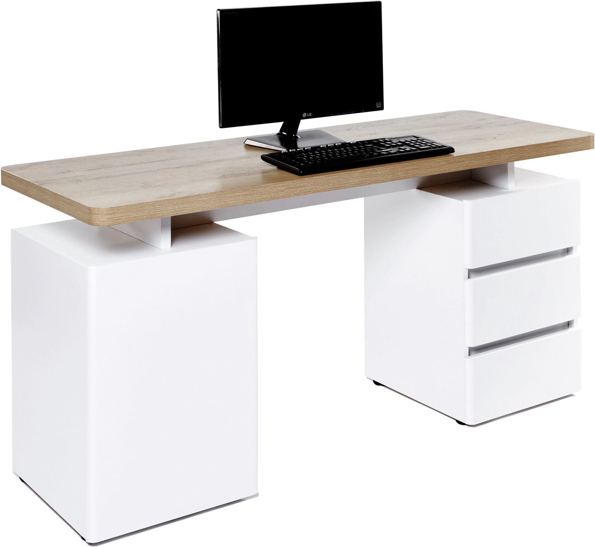 Jahnke Schreibtisch CUUBA LIBRE, Holznachbildung