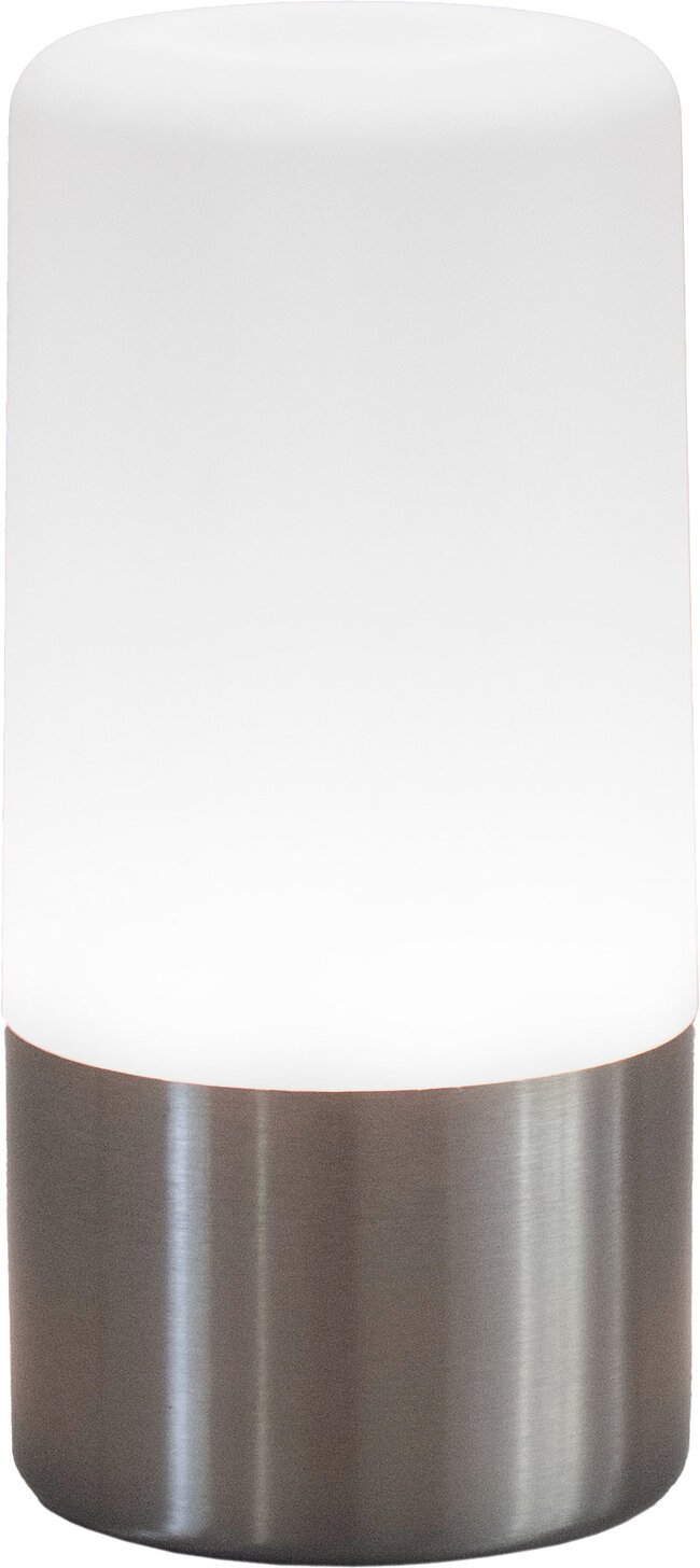 Newgarden Akku-Tischleuchte MAIA, grau, Metall