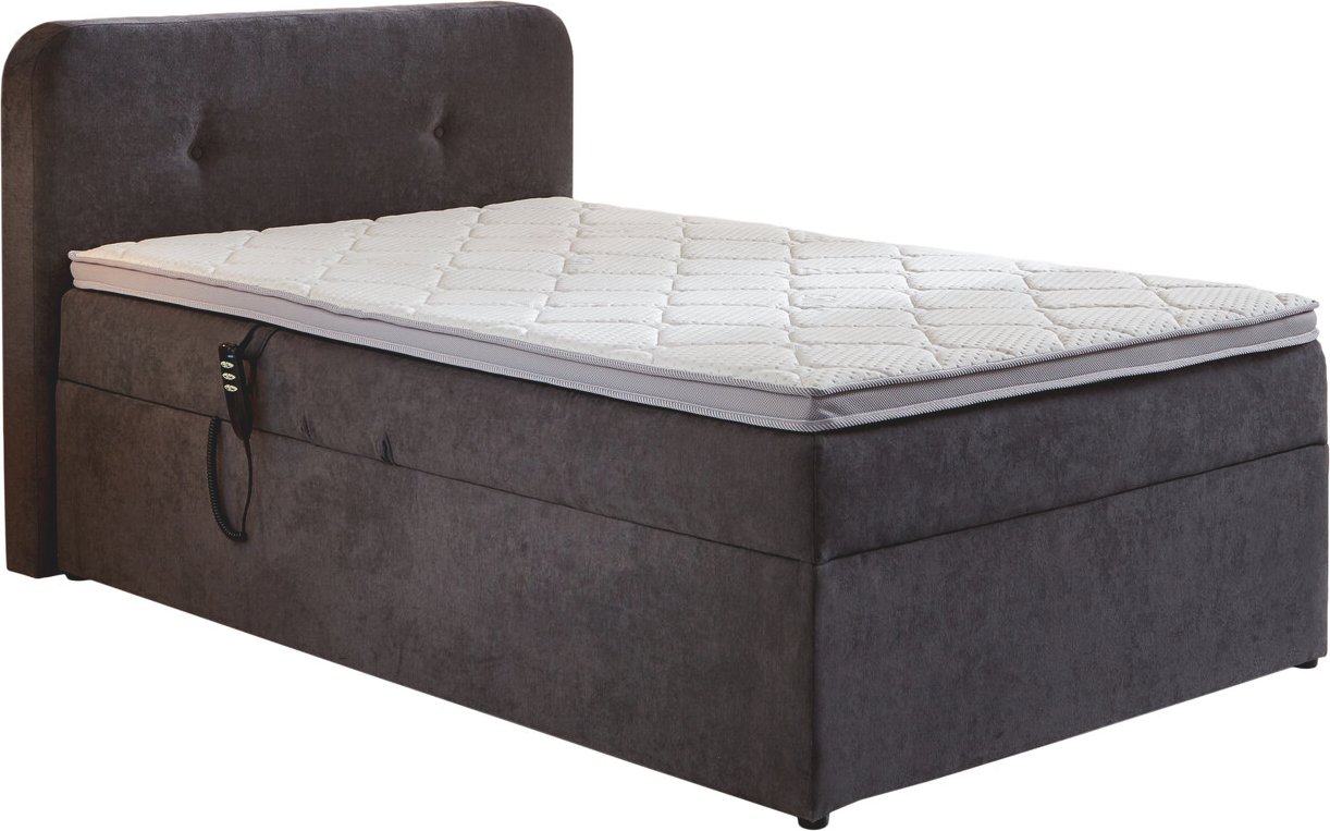 Intro Boxbett inkl. Motor ATHEN, Stoff