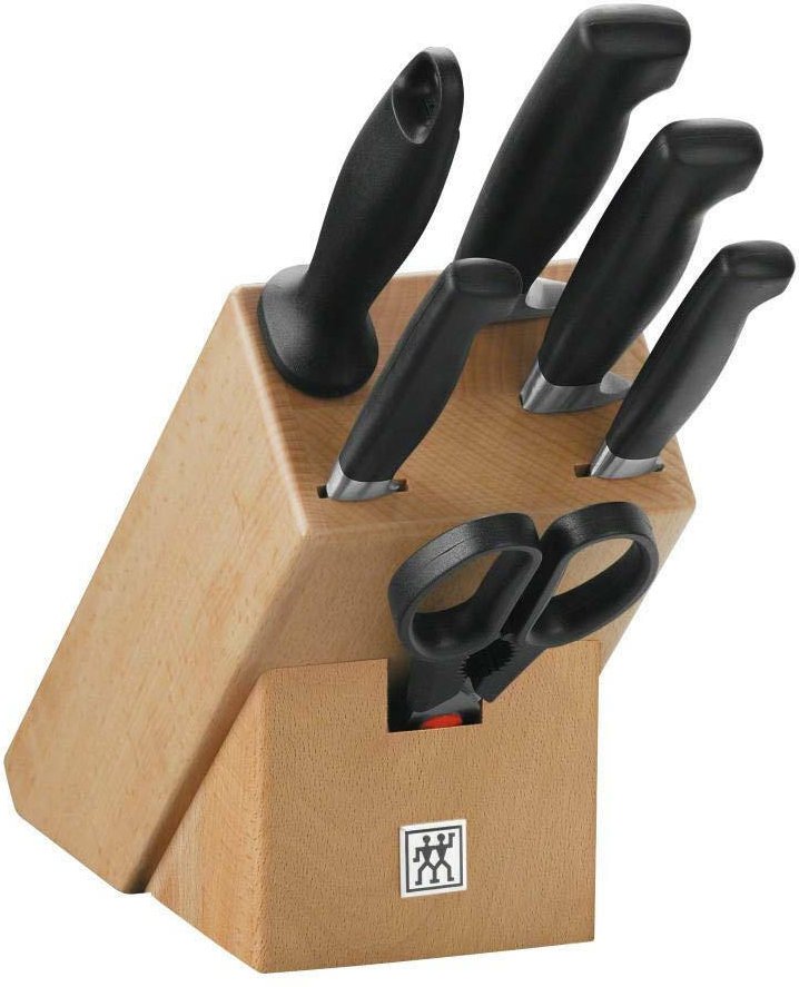 ZWILLING Messerblock 7tlg. Vier Sterne, Holz