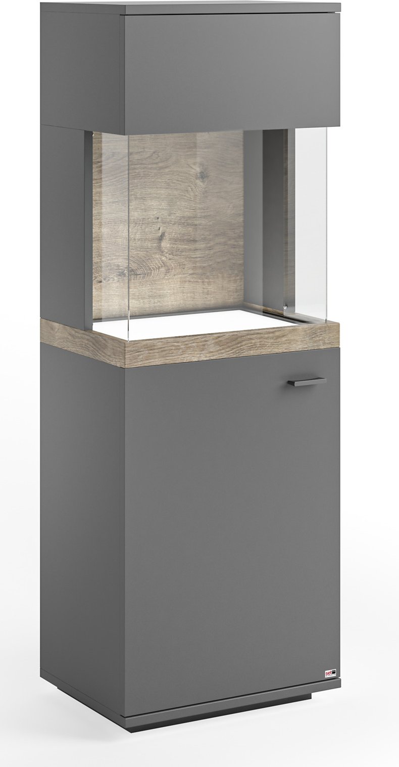 Set one by Musterring Vitrine links SET ONE LANCASTER, Holznachbildung