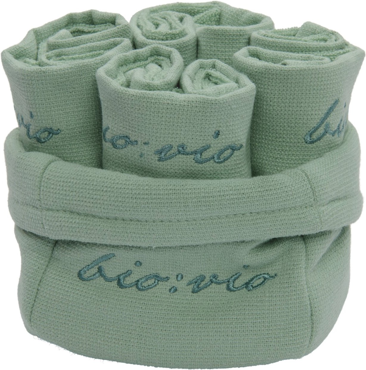 Bio-Vio Gästetuchset, Mint, Baumwolle