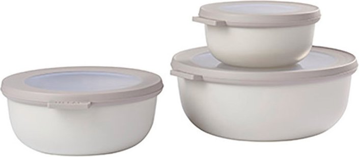 Mepal Multischüssel-Set 3-tlg. flach CIRQULA, Kunststoff