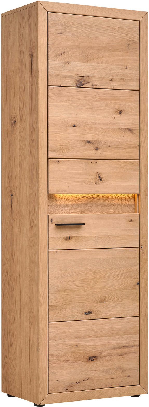 Linea Natura Garderobenschrank CLEVELAND, Teilmassiv