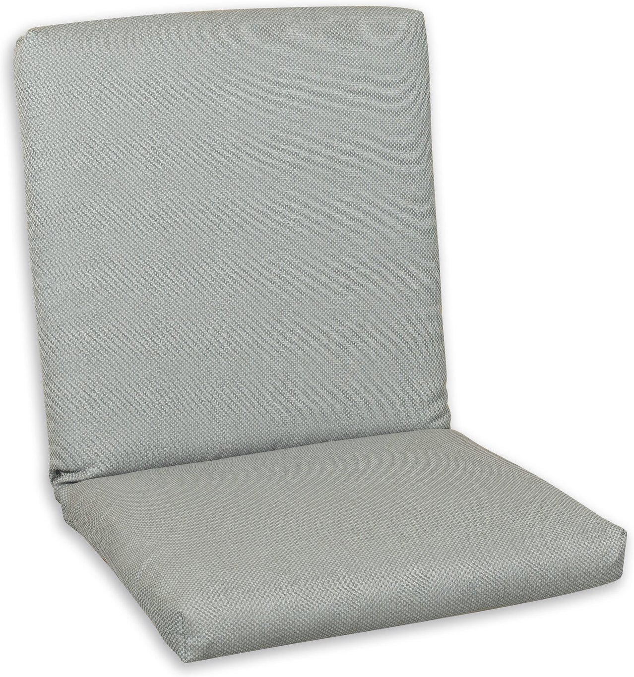 Schwienhorst Niederlehnerauflage OCEAN, grau, Acryl