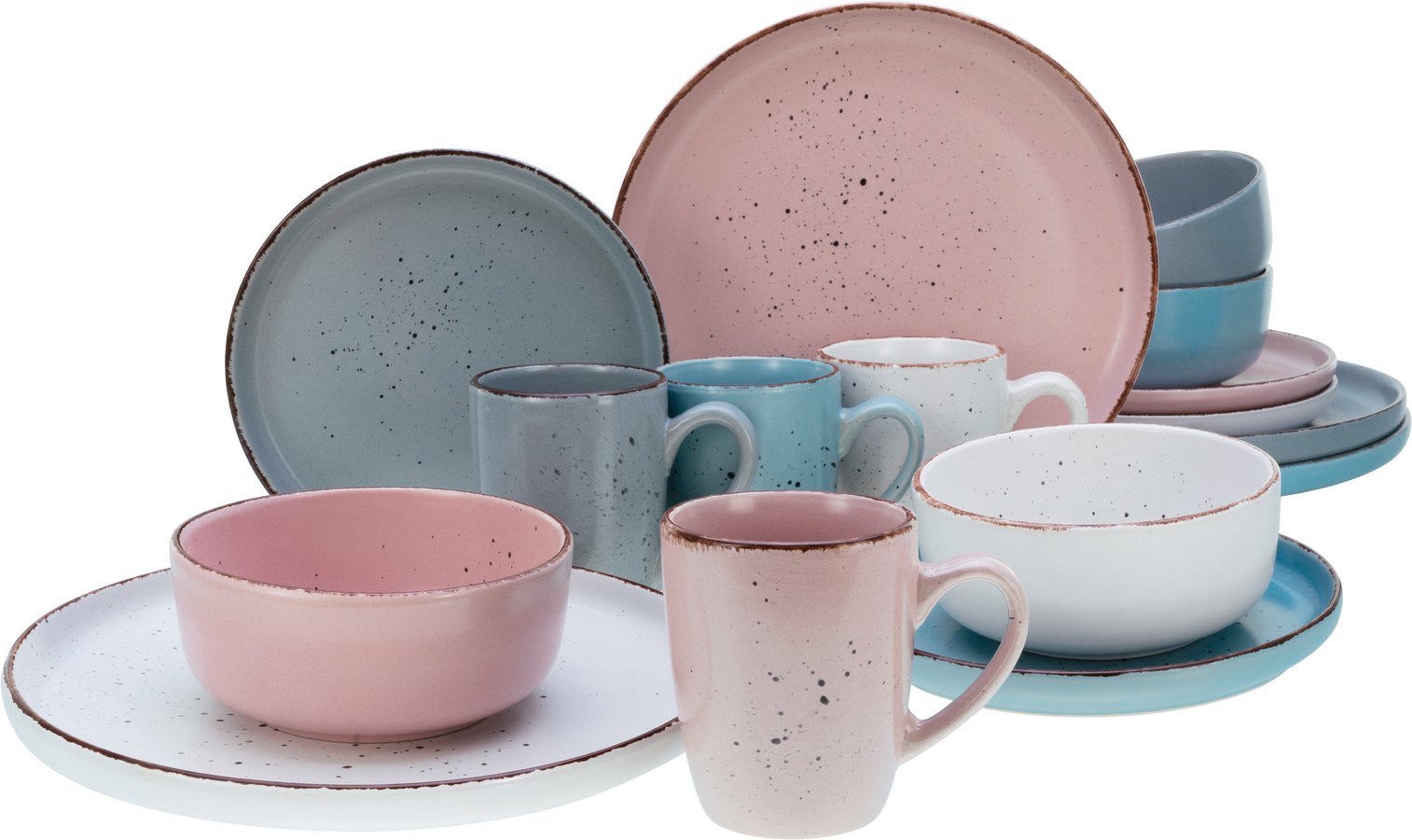 Creatable Kombiservice 16-tlg. MODERN SCANDIC, Steinzeug