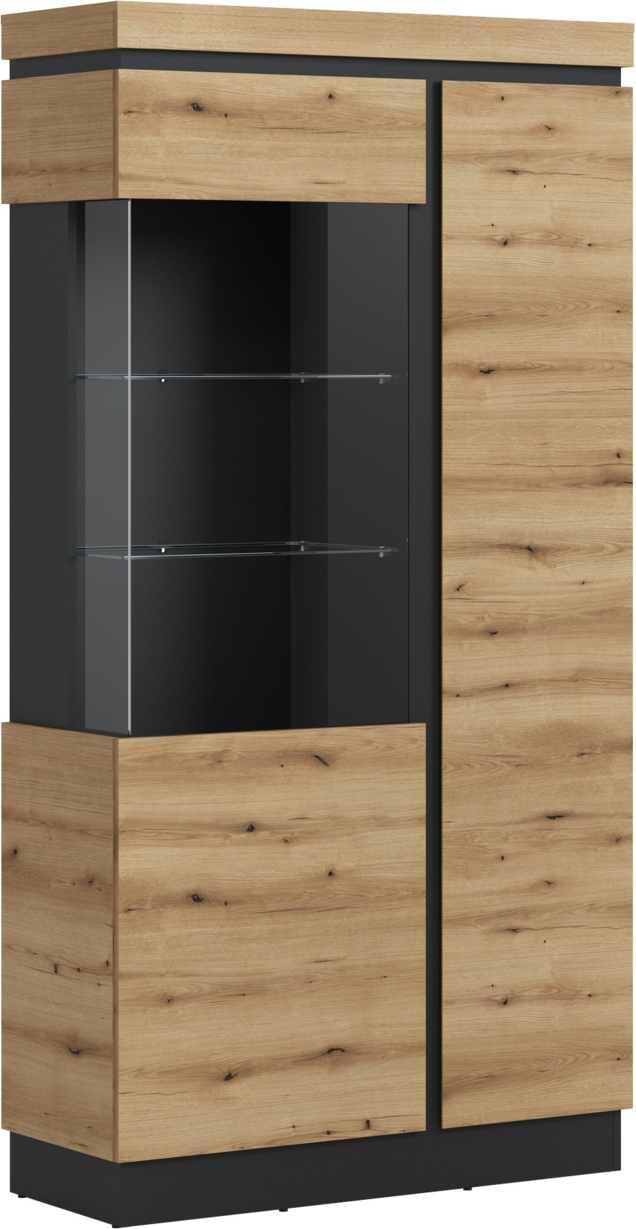 Z2 Vitrine breit Corte, Holznachbildung