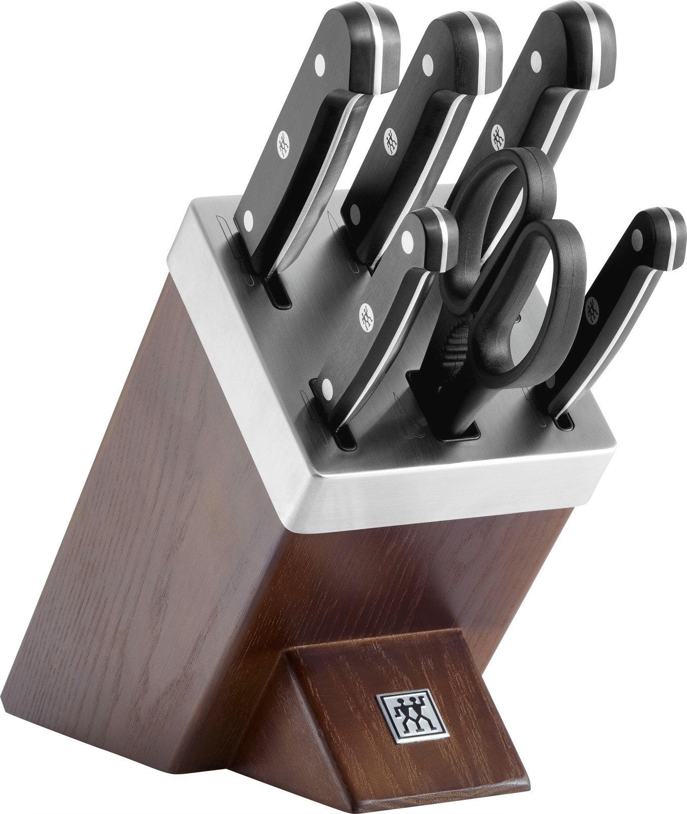 ZWILLING Selbstschärfender Messerblock Gourmet 7-tlg., Kunststoff