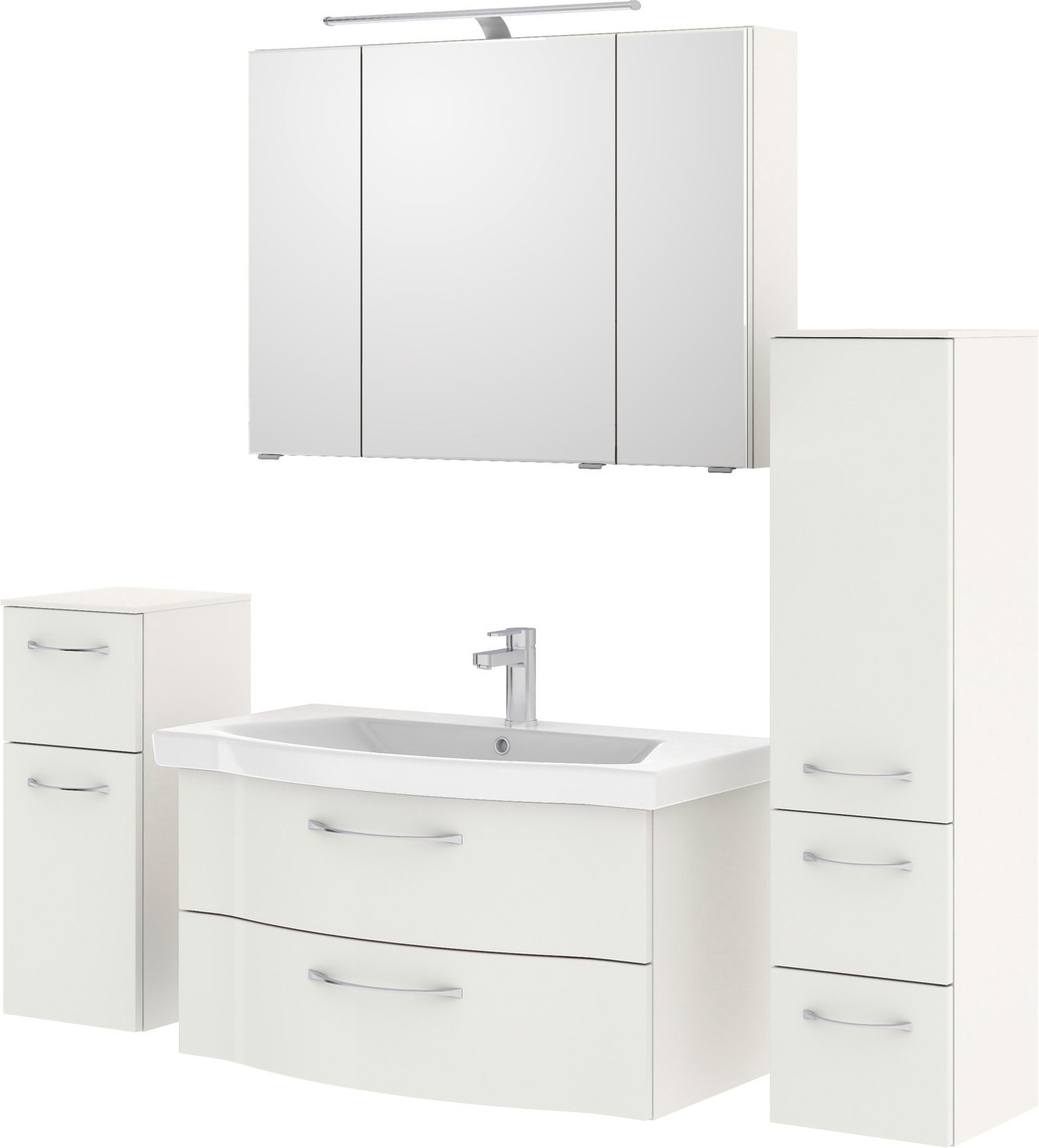 Pelipal Badblock SERIE 6005 SPRINT, Holznachbildung