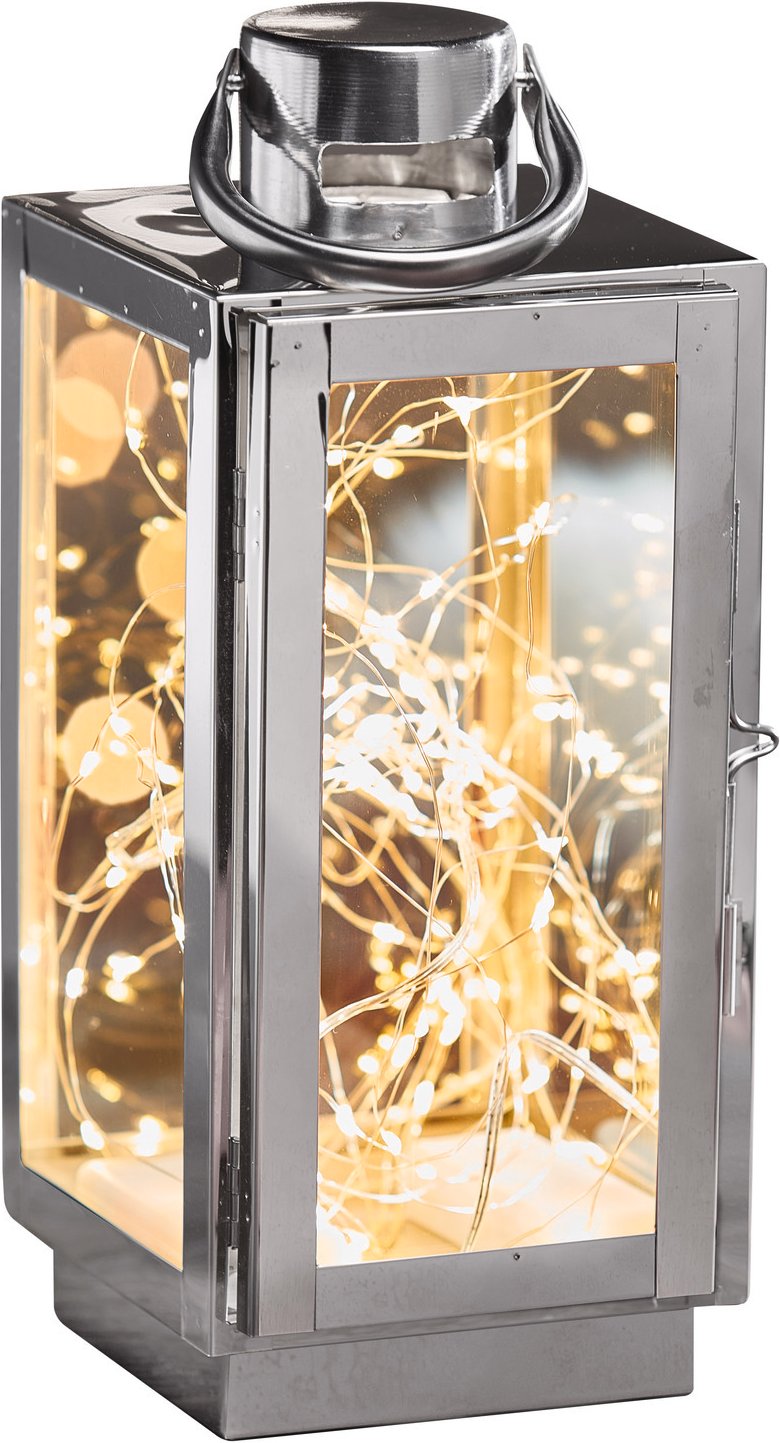 Zurbrüggen Laterne 25 cm, Edelstahl