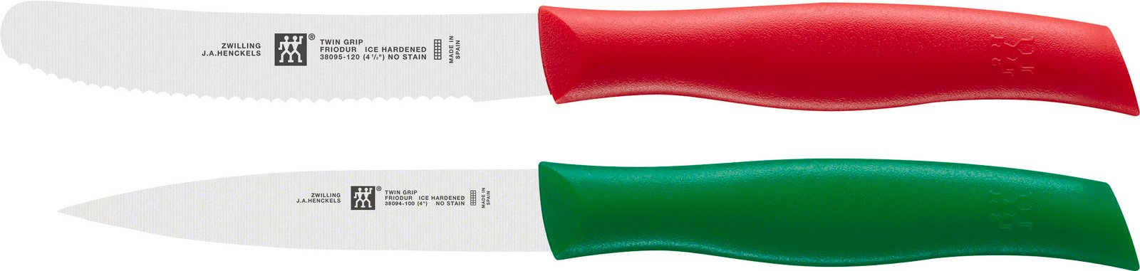 ZWILLING Messerset 2-tlg. TWIN GRIP, Edelstahl