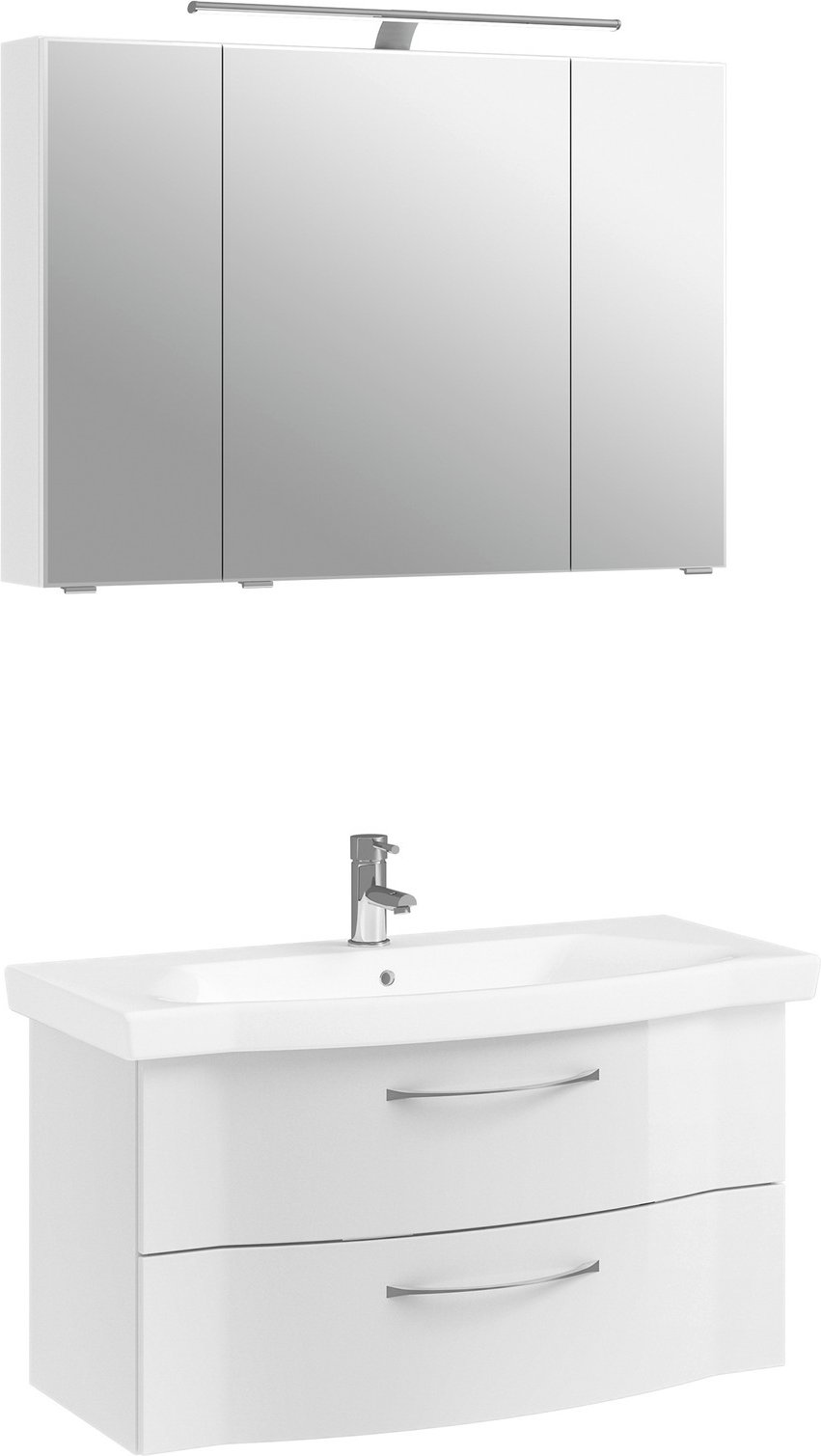 Pelipal Badblock SERIE 6005 SPRINT, Holznachbildung