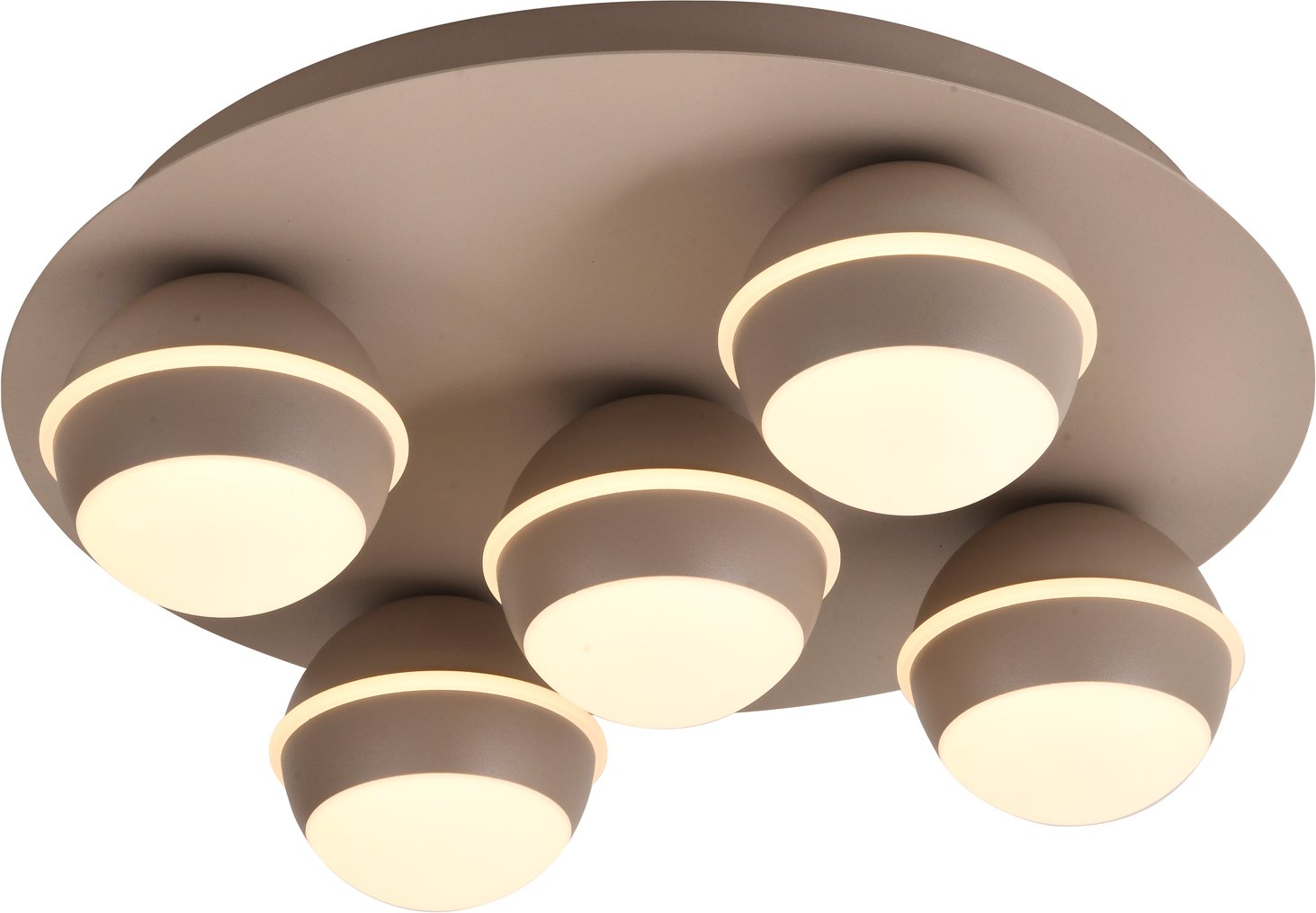 Geeti LED-Deckenleuchte BIARRITZ, Metall