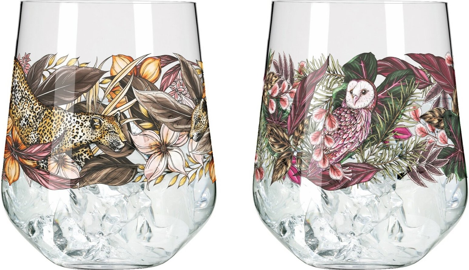 Ritzenhoff Gin Tumbler 2er-Set SCHATTENFAUNA, Kristallglas