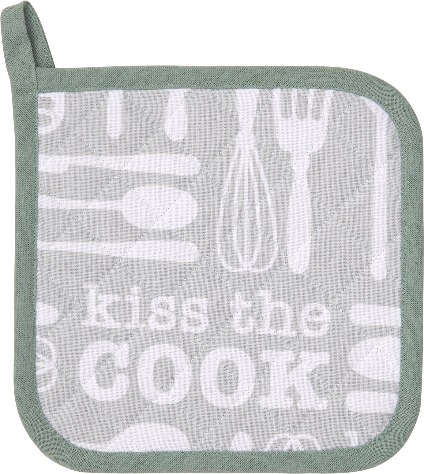 Zurbrüggen Topflappen KISS THE COOK, Naturfasern