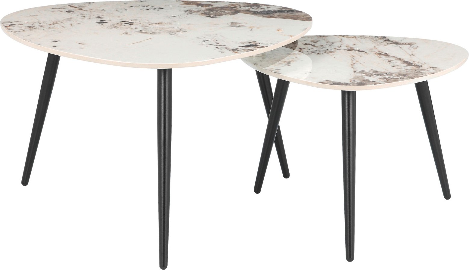 XORA Couchtisch-Set RITA, Keramik