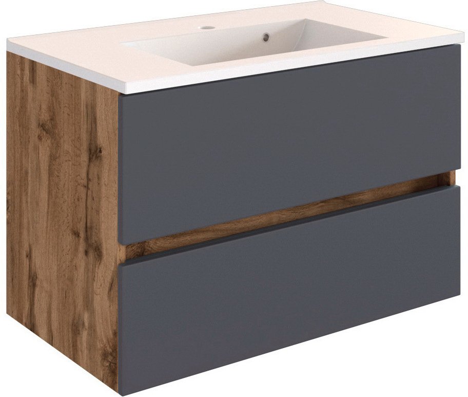 XORA Waschplatz LUCCA, Holznachbildung