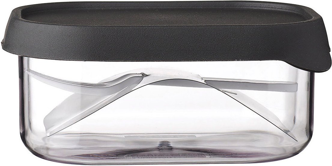 Mepal Fruchtbox Nordic black TAKE A BREAK, schwarz/weiß, Materialmix