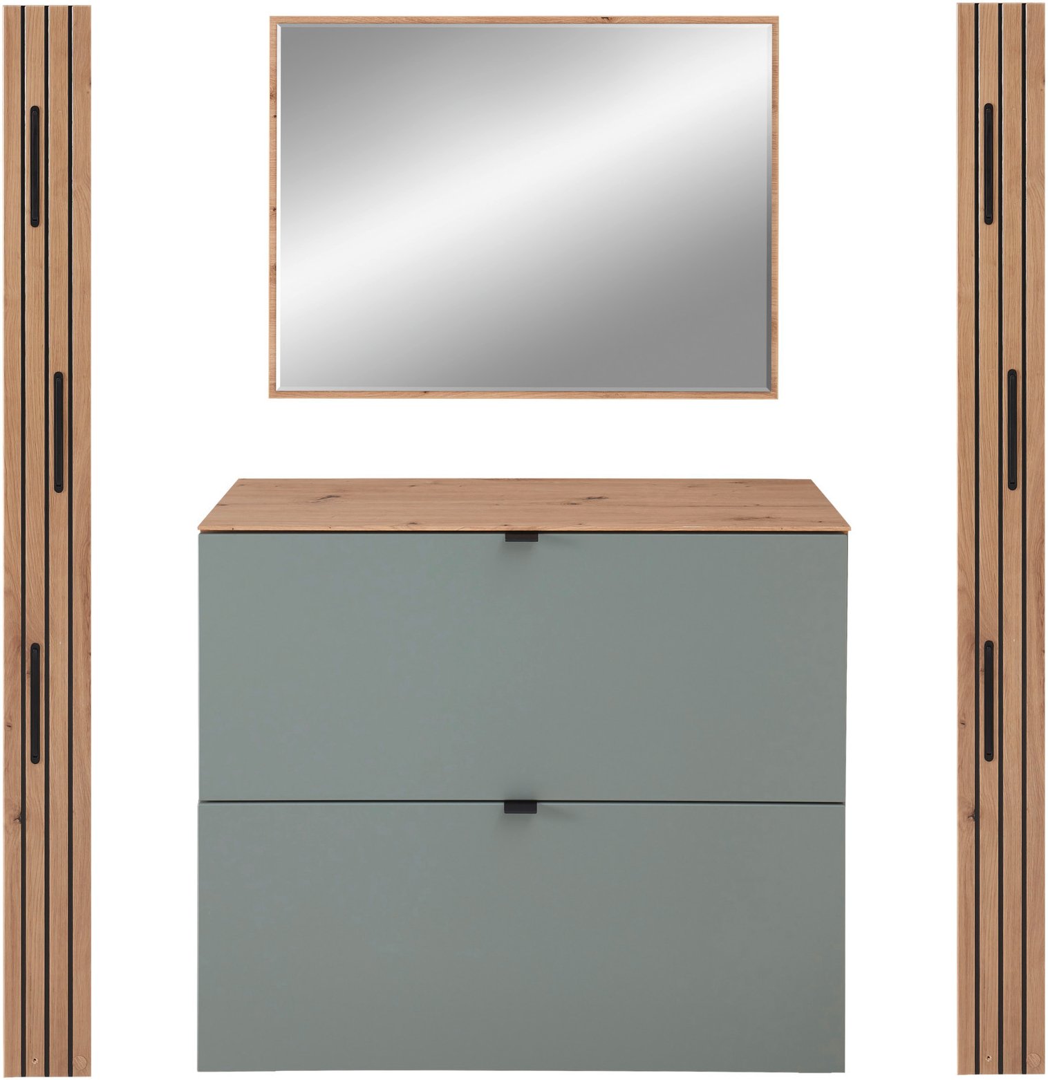 Voleo Garderoben-Set DIANA, Holznachbildung