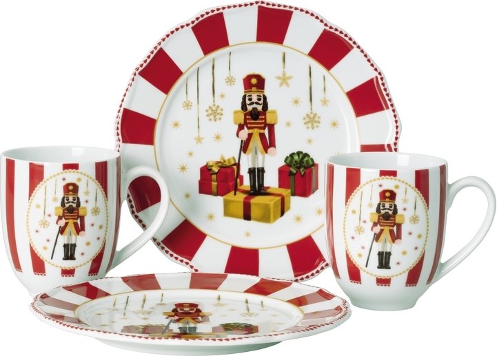 Hutschenreuther Kaffeeset Christmas Love, Porzellan
