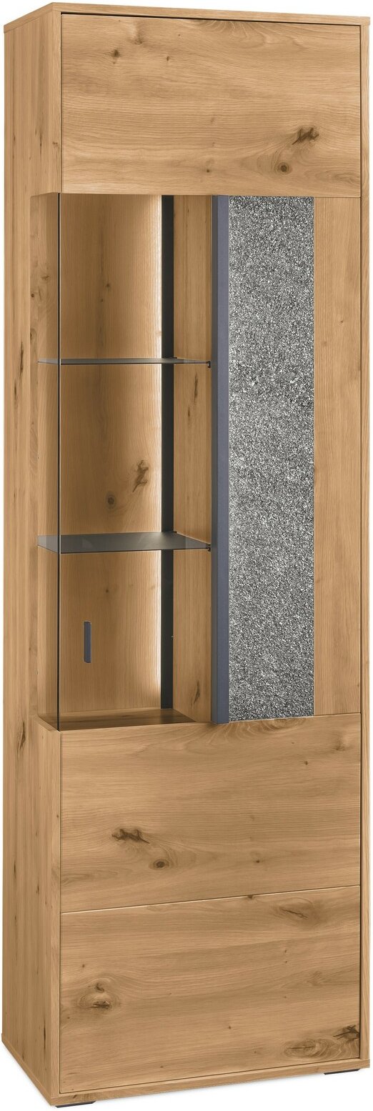 Set one by Musterring Vitrine rechts DELTONA, Holznachbildung