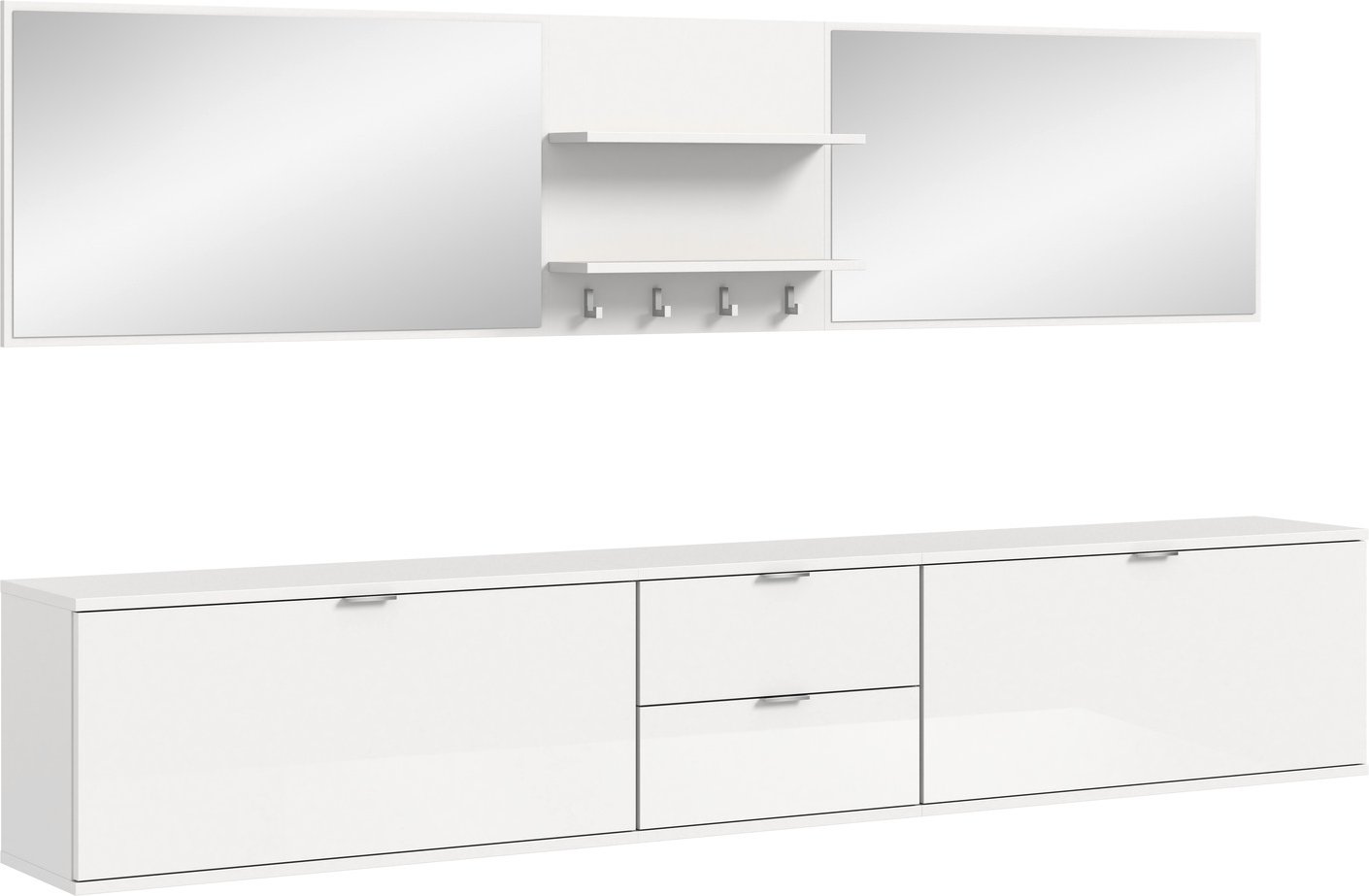 MID.YOU Garderobenkombination PROJEKT X, Holznachbildung