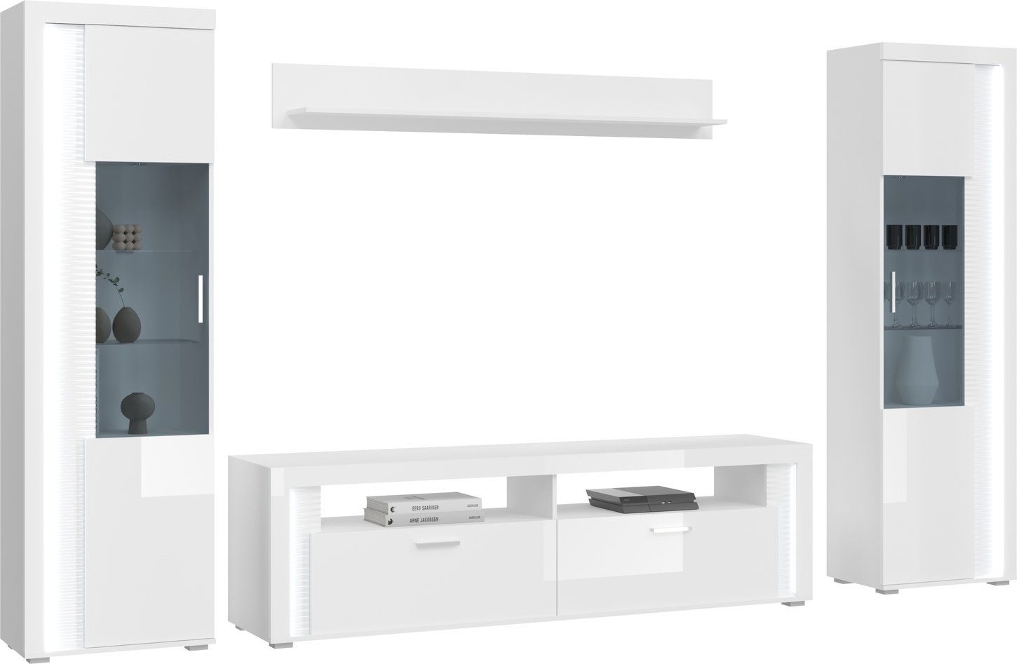 MID.YOU Wohnkombination SKYLIGHT, Holznachbildung