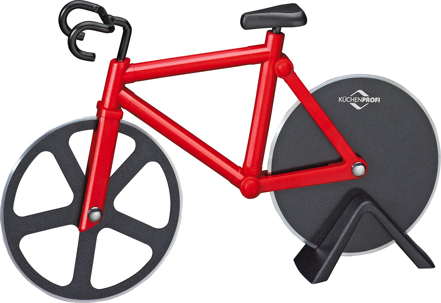 KÜCHENPROFI Pizzaschneider BIKE, Edelstahl