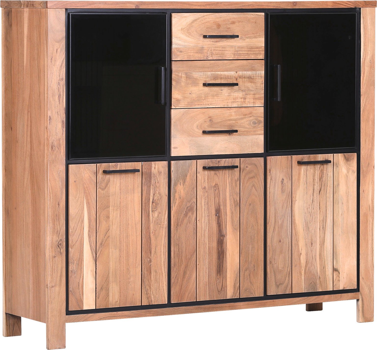 Landscape Highboard AKAZIO, Massivholz