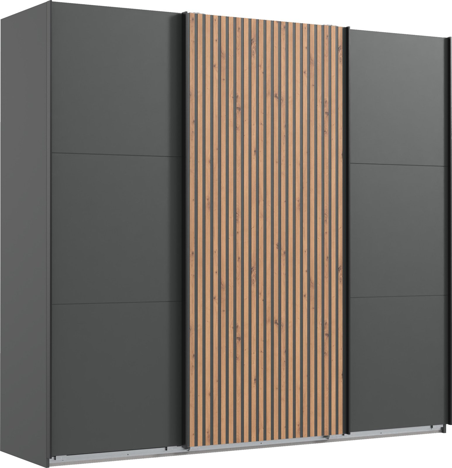 Z2 Schwebetürenschrank 3-türig ANDORRA, Holznachbildung