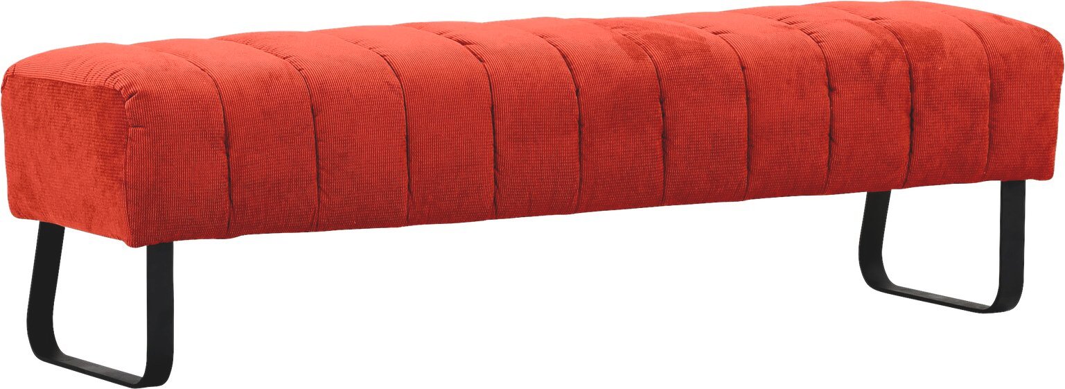 Novel 2,5er-Sitzbank LAILA, rost, Cord