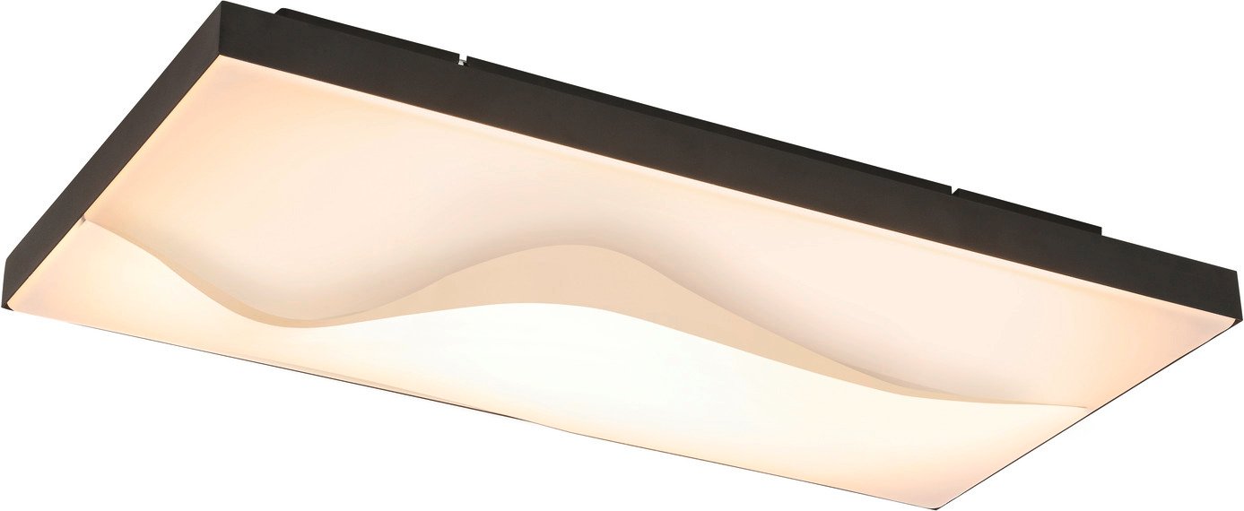 Novel LED-Deckenleuchte, anthrazit, Kunststoff