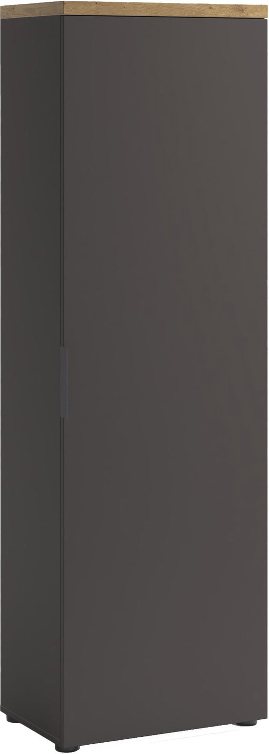 XORA Garderobenschrank IDEA ANTHRAZIT, Holznachbildung