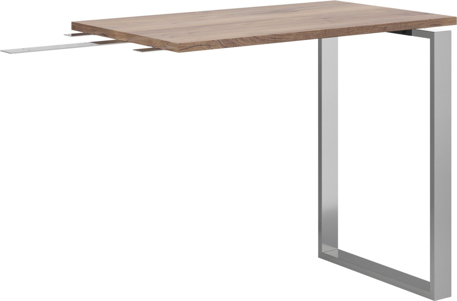 Voleo Ansteckplatte für Schreibtisch NEVADA, Holznachbildung